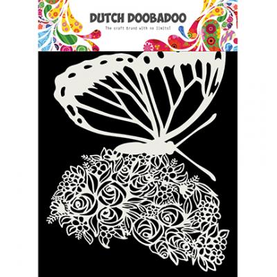 Dutch DooBaDoo Mask Art Stencil - Butterfly
